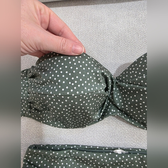 H&M Green Polka Dot Bikini Set - Picture 6 of 16